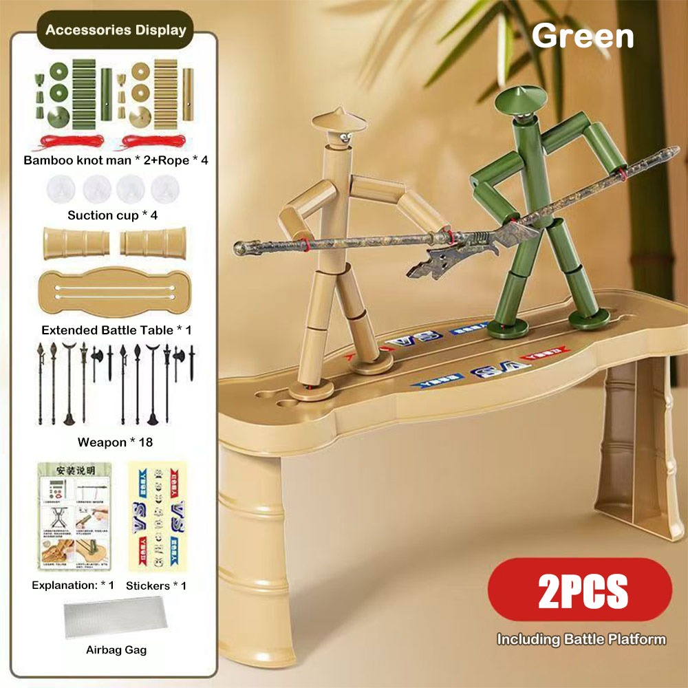Board Game Enthusiast - Two-player Battle Bamboo Man Battle Toy