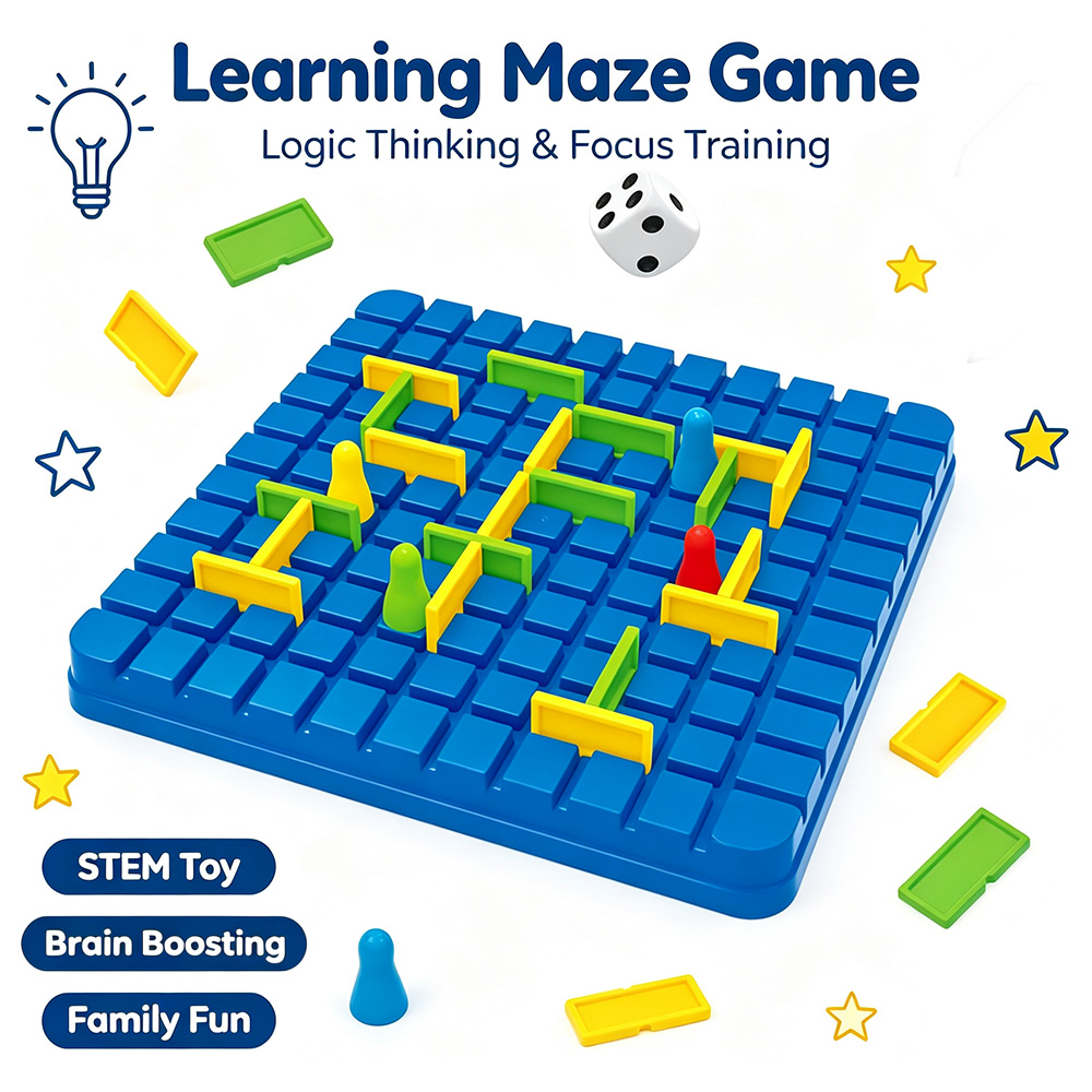 Board Game Qwirkle - Breakout Maze Barrier Blocking Strategy Board
