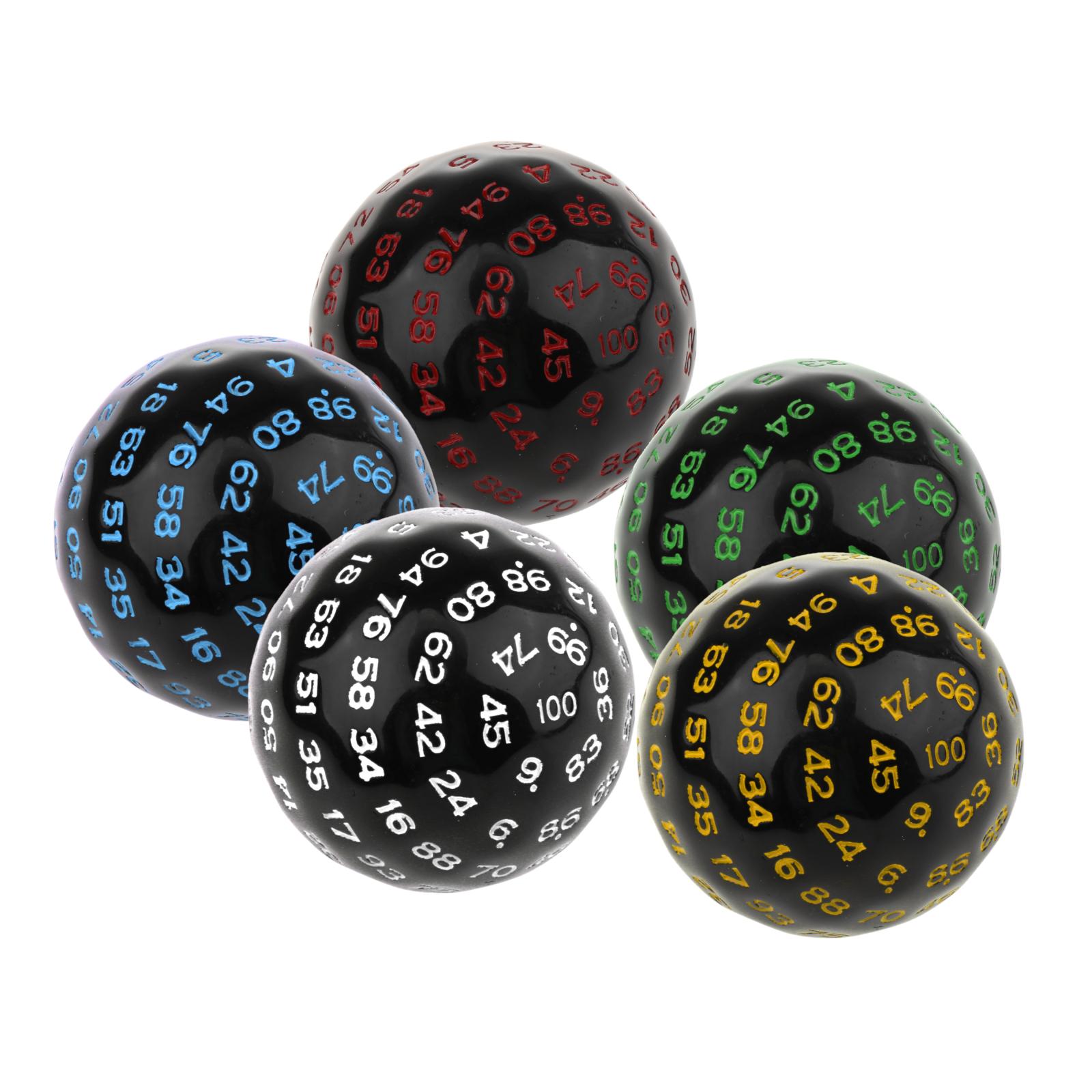 100 Sided Acrylic Dices D100 D - огляд і ціна Board Game Roleplay