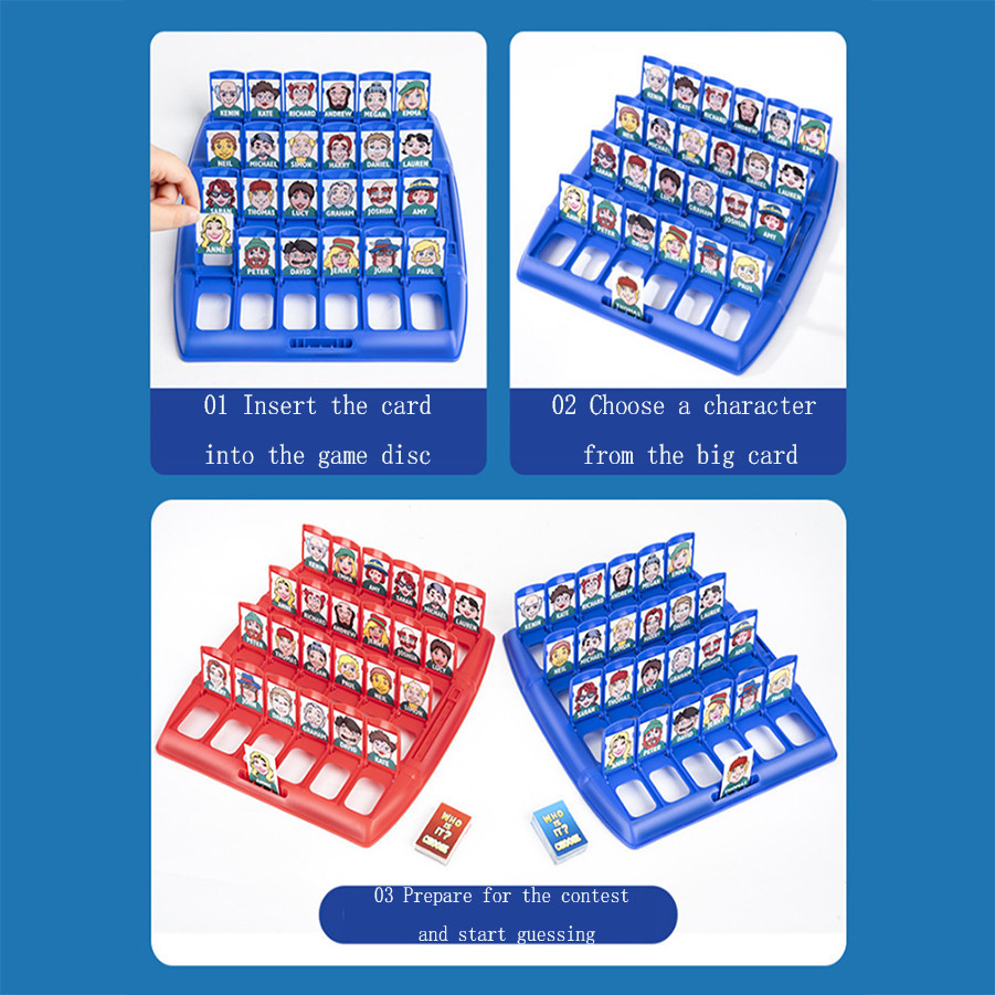 Guess who I am Board Game Pare - огляд і ціна Board Game Who Is It