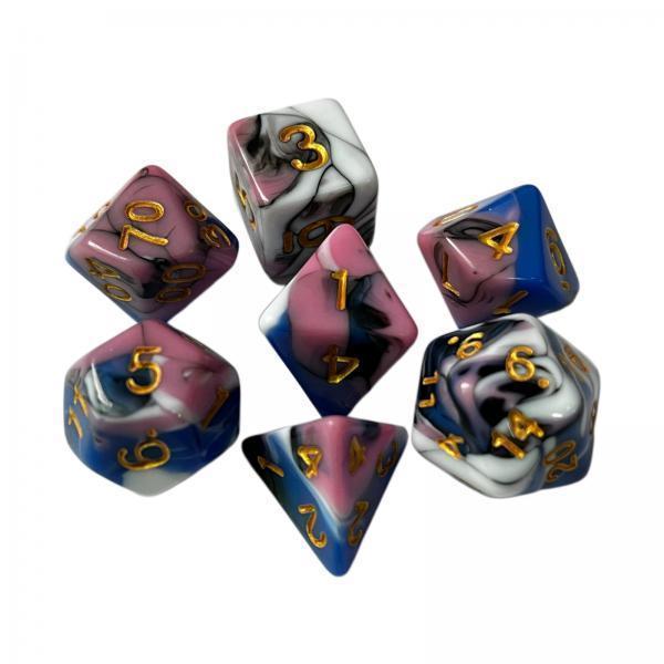 Acrylic Engraved Polyhedral Di - огляд і ціна Board Game Roleplay