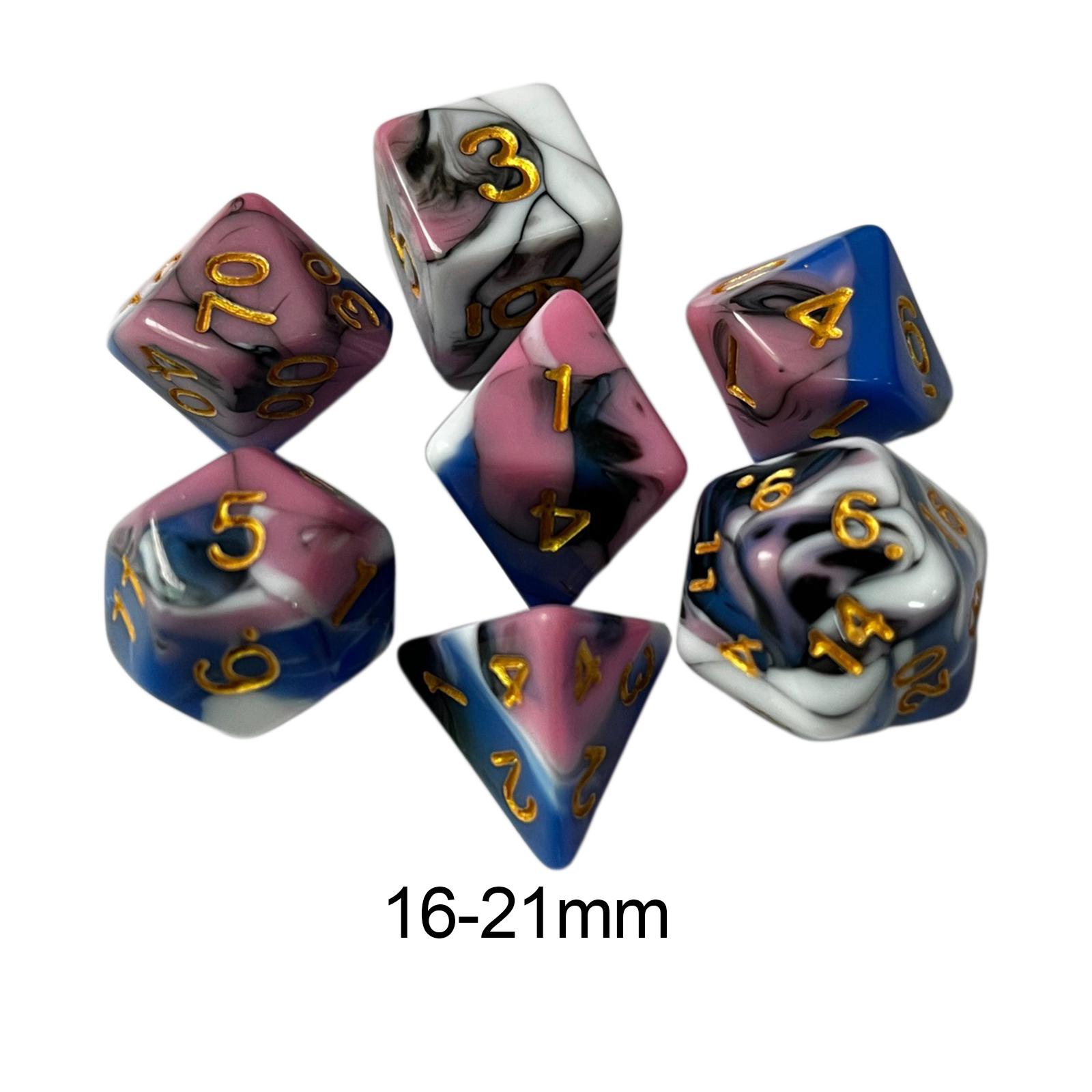 Acrylic Engraved Polyhedral Di - огляд і ціна Board Game Roleplay