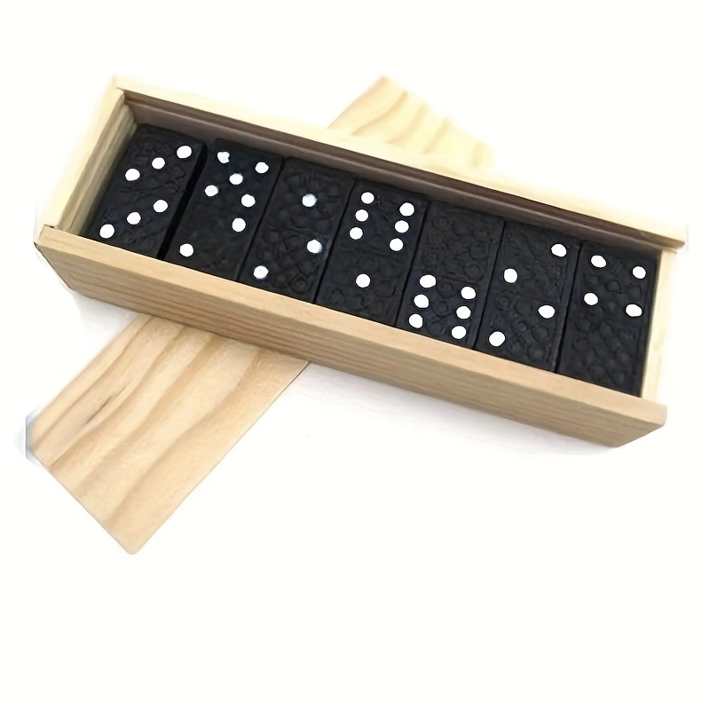 28pcs/box Mini Wooden Dominoes - огляд і ціна Board Game Review