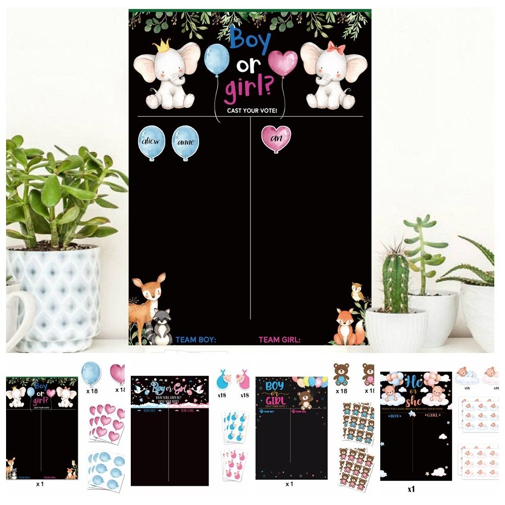 With Stickers Gender Revealed  - огляд і ціна Board Game Who Is It