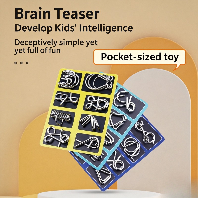 8 Pieces Metal Puzzle Set Clas - огляд і ціна Board Game Enthusiast
