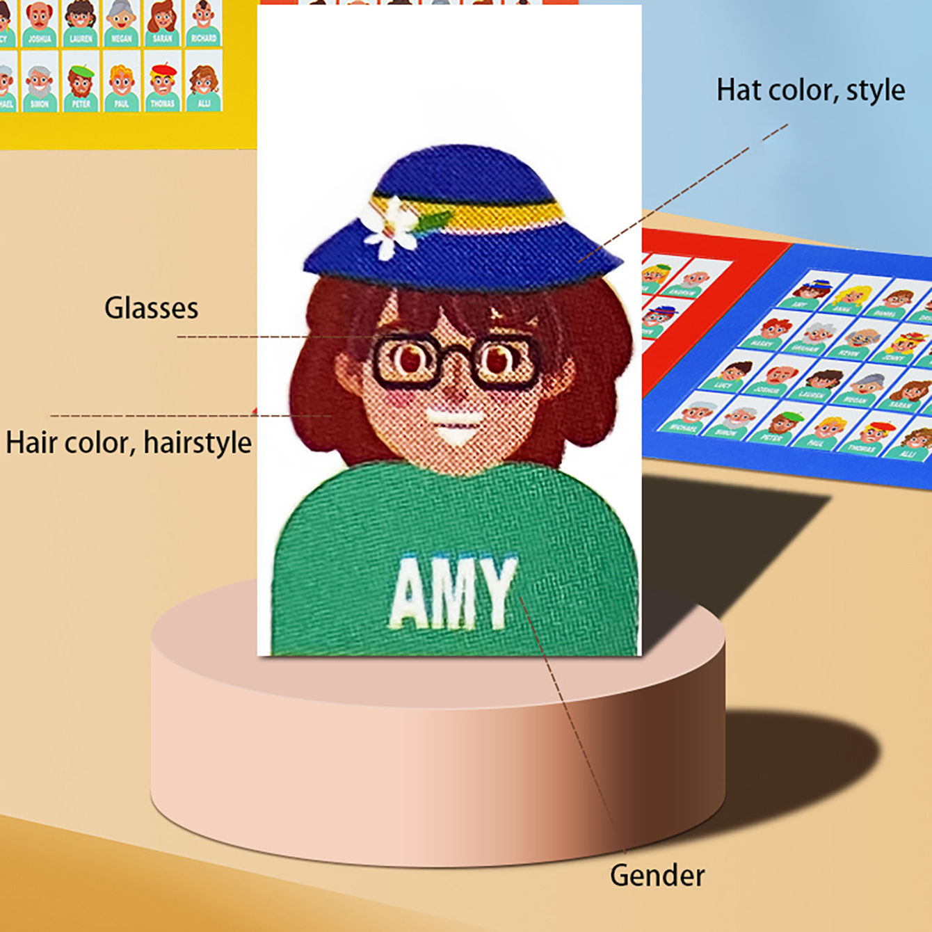 Family Guessing Board Game Who - огляд і ціна Board Game Who Is It