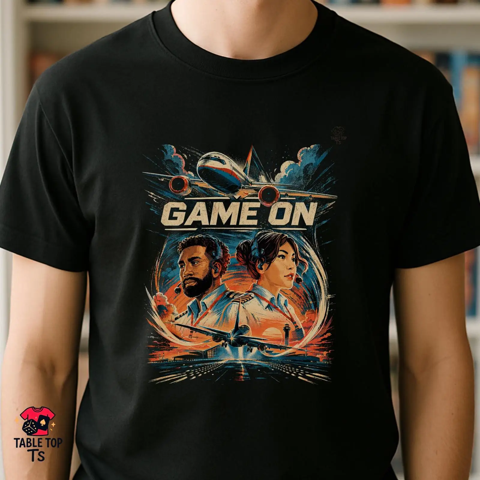 GAME ON T Shirt Sky Team Inspi - огляд і ціна Board Game Inspiration