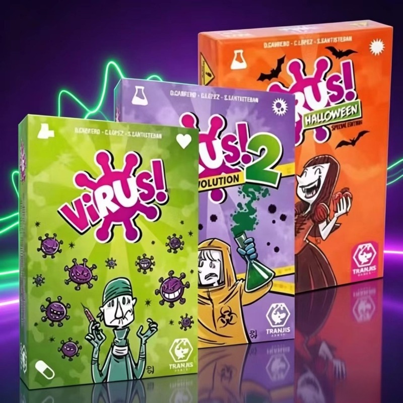 Family Strategy Card Game Set  - огляд і ціна Board Game Virus