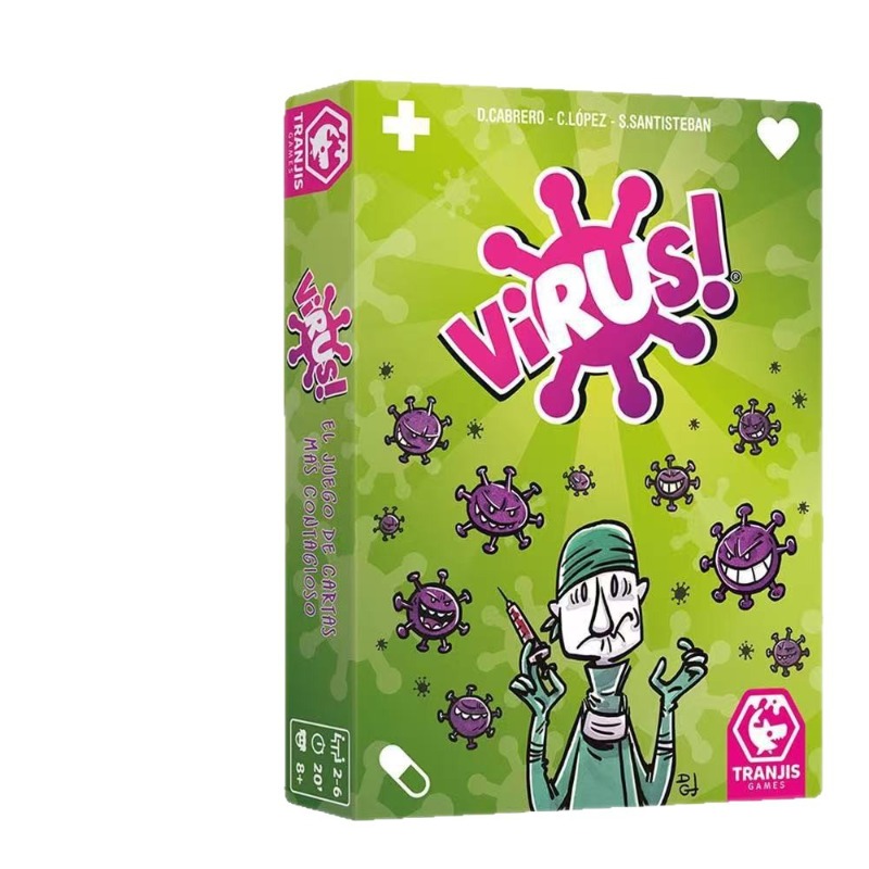 Family Strategy Card Game Set  - огляд і ціна Board Game Virus