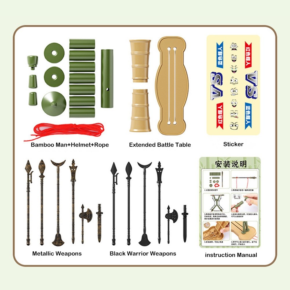 Two-player Battle Bamboo Man B - огляд і ціна Board Game Enthusiast