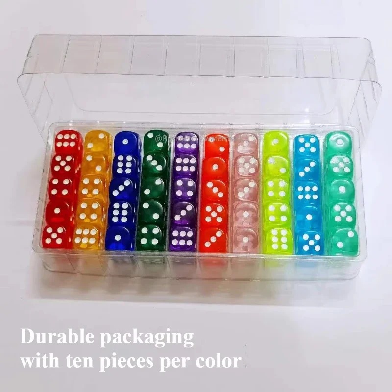 100 Pieces Colored 14mm Acryli - огляд і ціна Board Game Digital