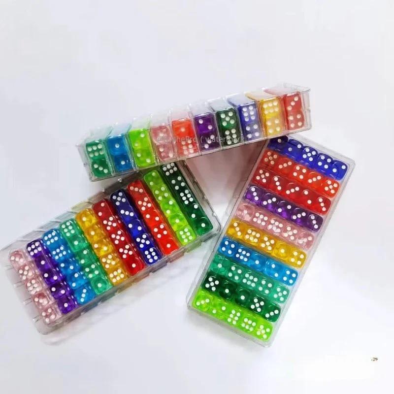 100 Pieces Colored 14mm Acryli - огляд і ціна Board Game Digital