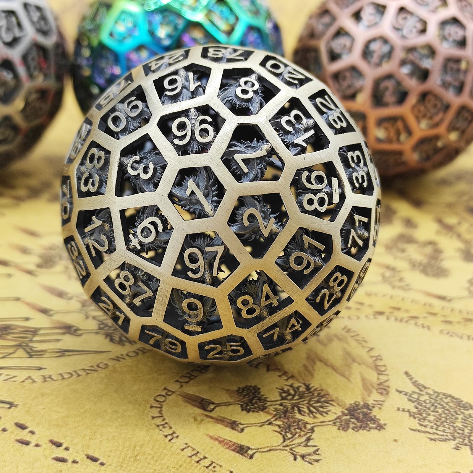 Metal Hollow D100 DND Dice Set - огляд і ціна Board Game Roleplay