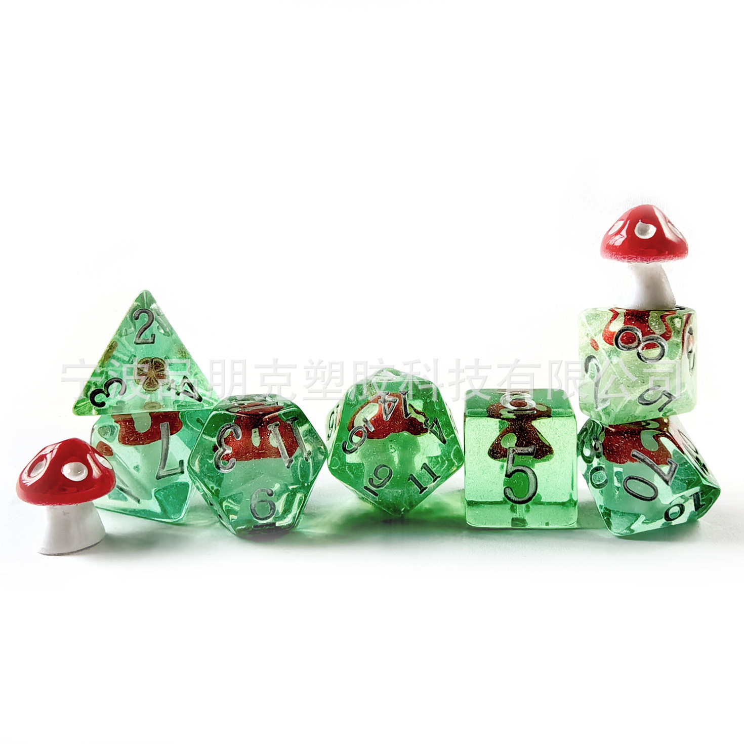 7pcs/set COC Resin Dice for DN - огляд і ціна Board Game Roleplay