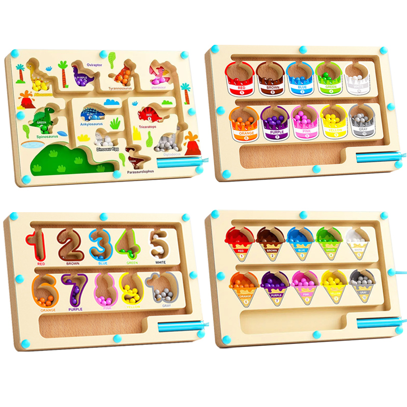 Magnetic Color & Number Maze M - огляд і ціна Board Game Qwirkle