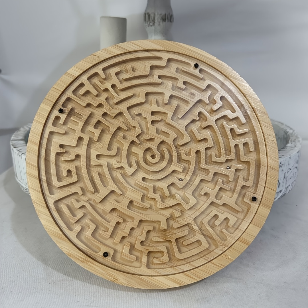 Circular wooden maze game, bam - огляд і ціна Board Game Qwirkle