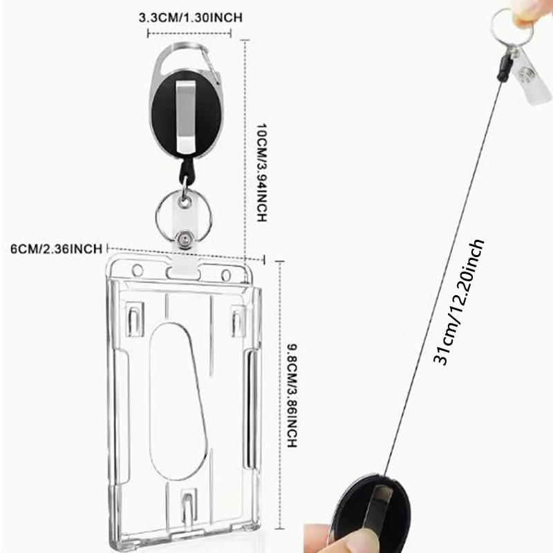Transparent Cards Slots ID Tag - огляд і ціна Card Sleeves Protector
