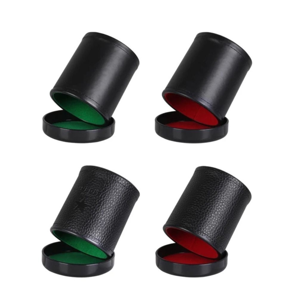 Leather Dice Cup with Lid Gree - огляд і ціна Board Game Yahtzee