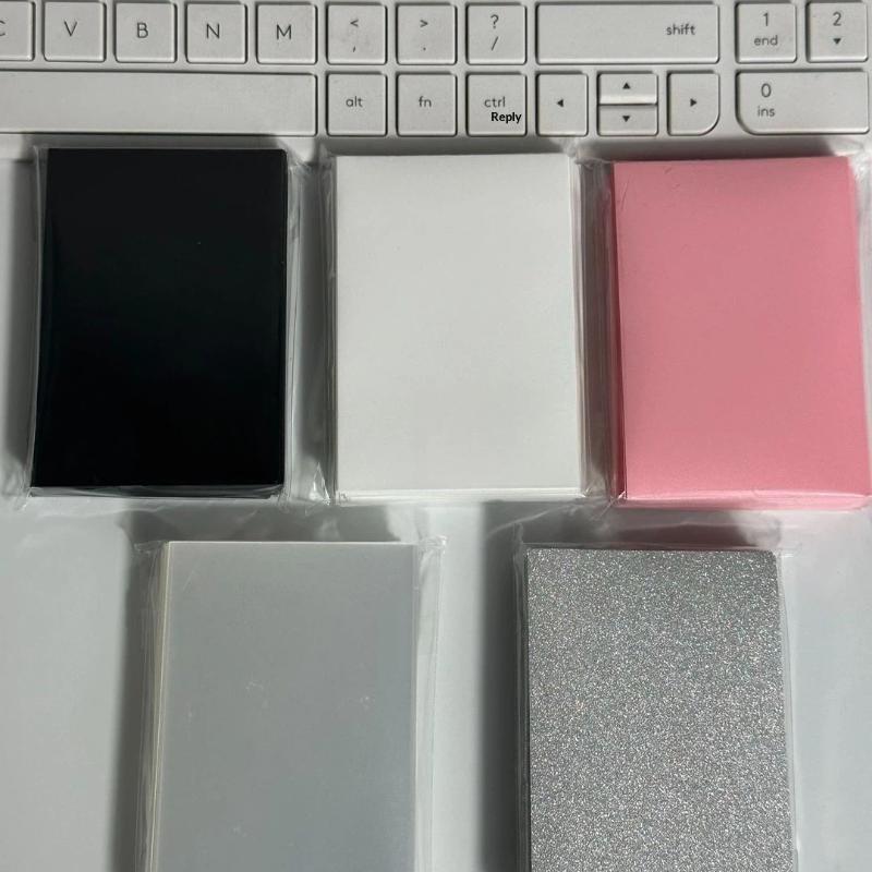 50Pcs Kpop Blank Card Sleeves  - огляд і ціна Card Sleeves Protector