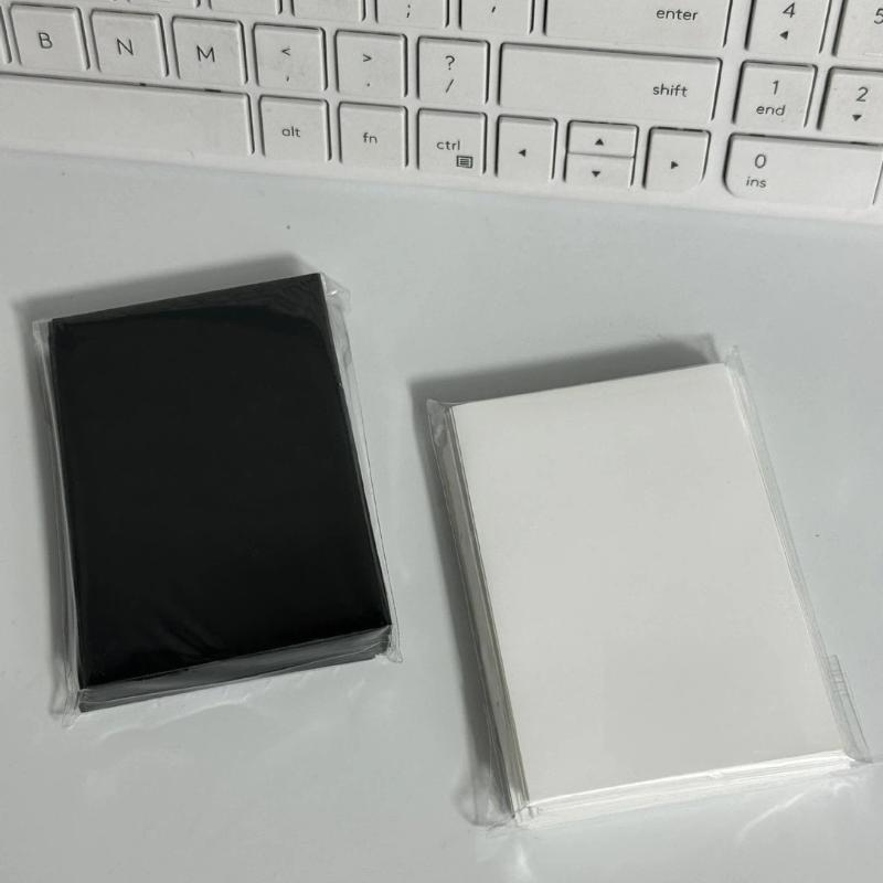 50Pcs Kpop Blank Card Sleeves  - огляд і ціна Card Sleeves Protector