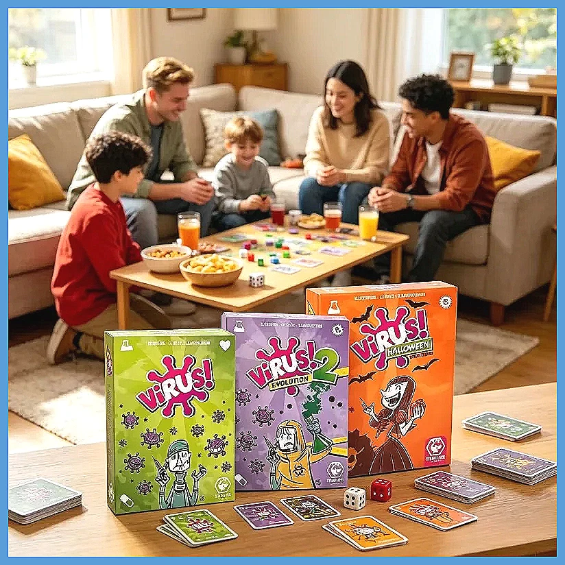 Virus Series 1&2 Family Strate - огляд і ціна Board Game Virus