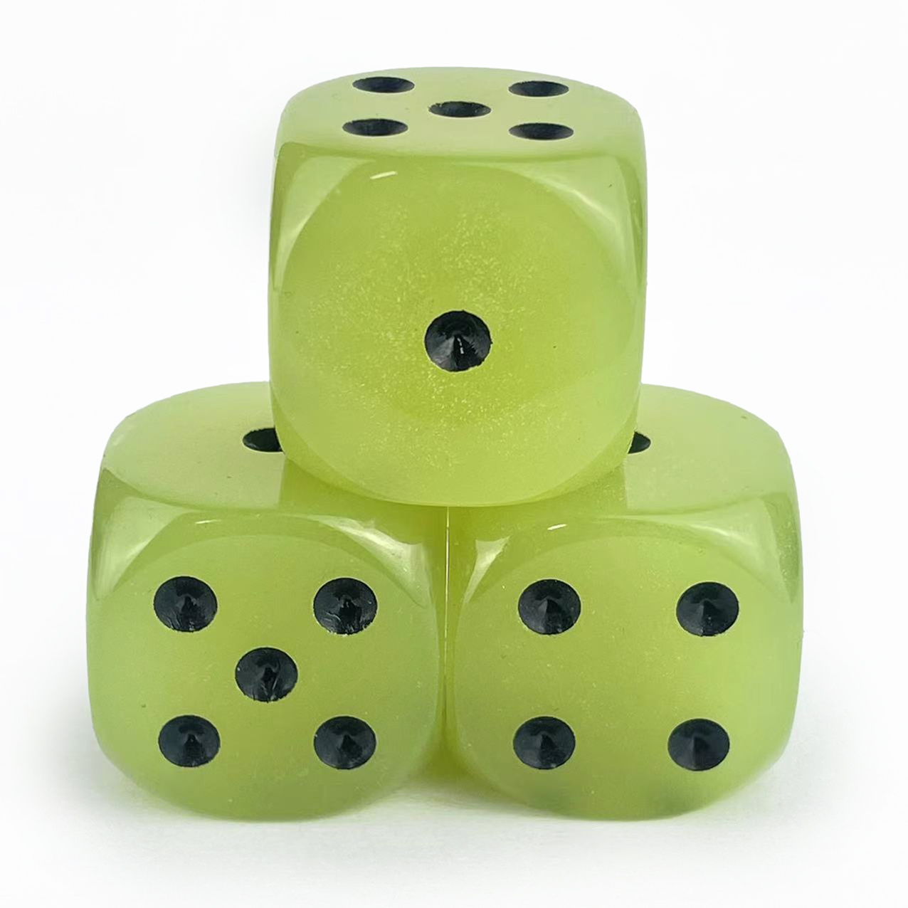 3-Pack 30mm D6  Glow in The Da - огляд і ціна Board Game Yahtzee