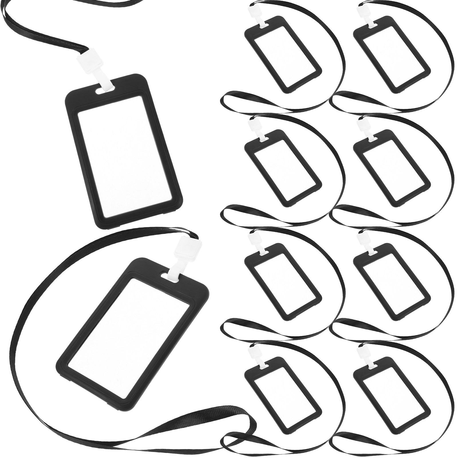 10Pcs Work Badge Card Holders  - огляд і ціна Card Sleeves Protector