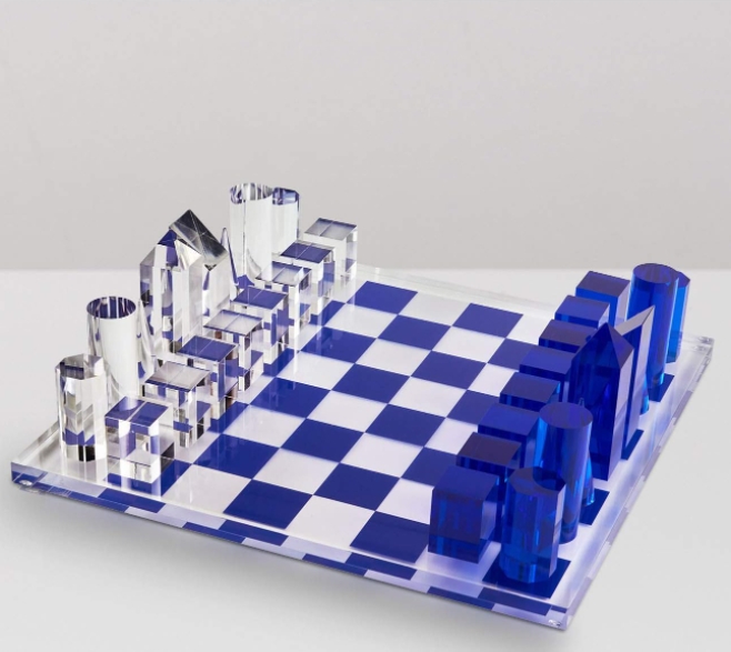 Acrylic Lucite Decorative Chec - огляд і ціна Board Game Online