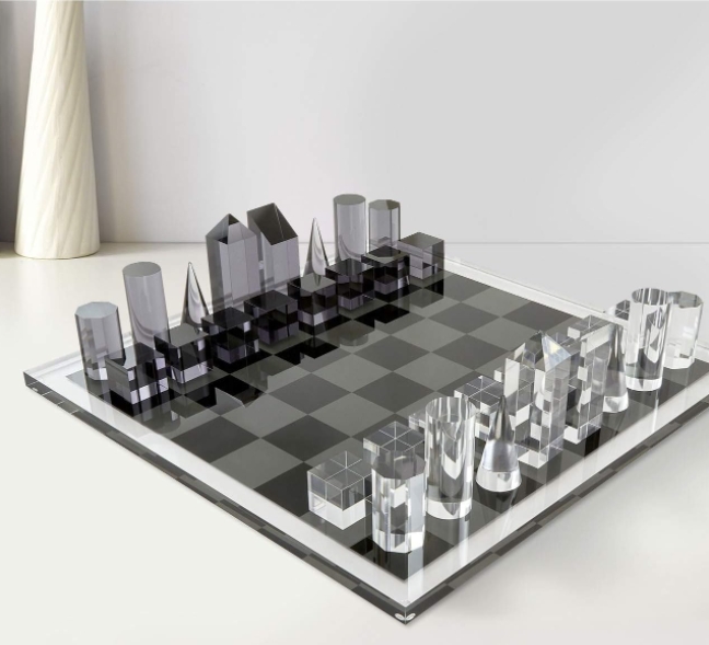 Acrylic Lucite Decorative Chec - огляд і ціна Board Game Online