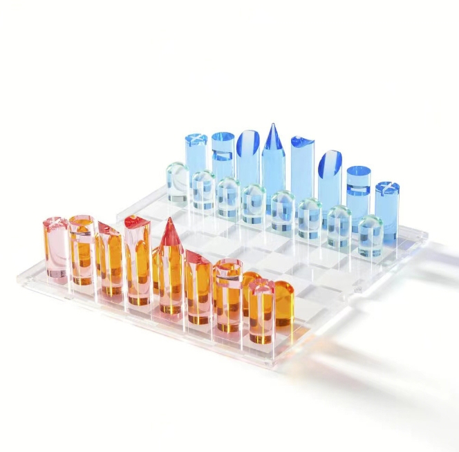 Acrylic Lucite Decorative Chec - огляд і ціна Board Game Online