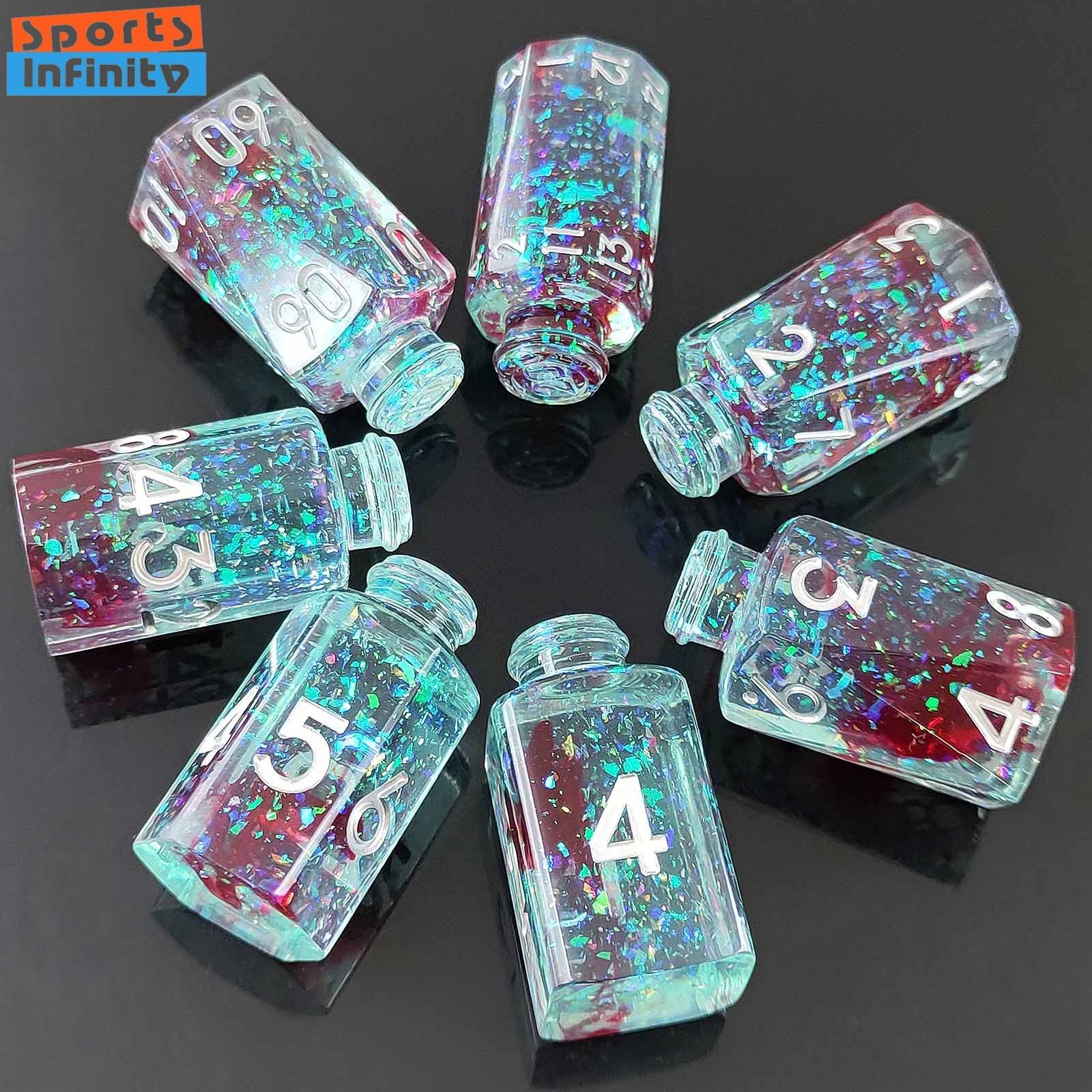 7pcs/set Resin Medicine Bottle - огляд і ціна Board Game Roleplay