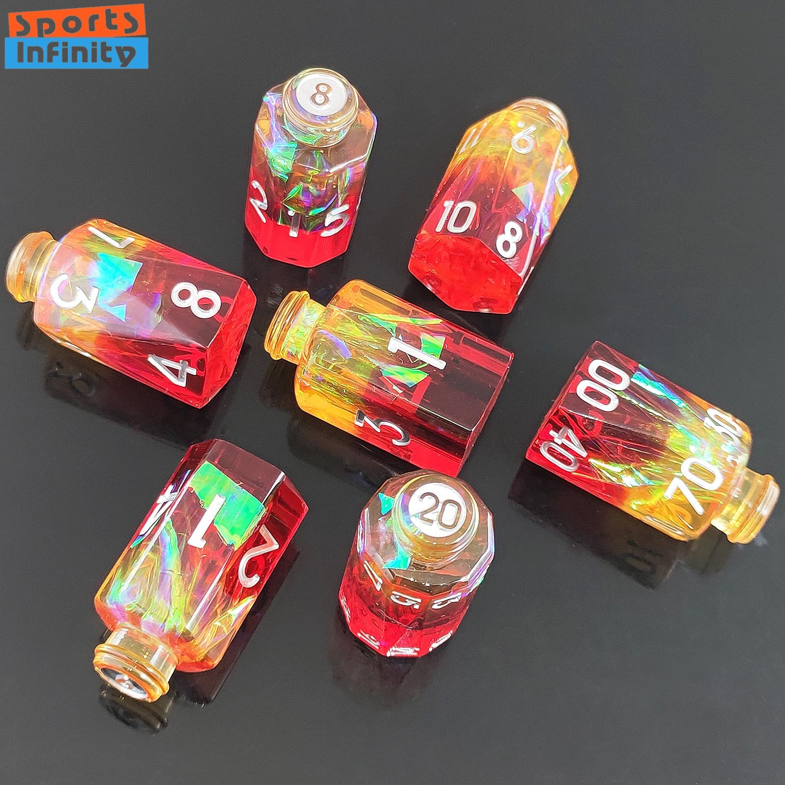 7pcs/set Resin Medicine Bottle - огляд і ціна Board Game Roleplay