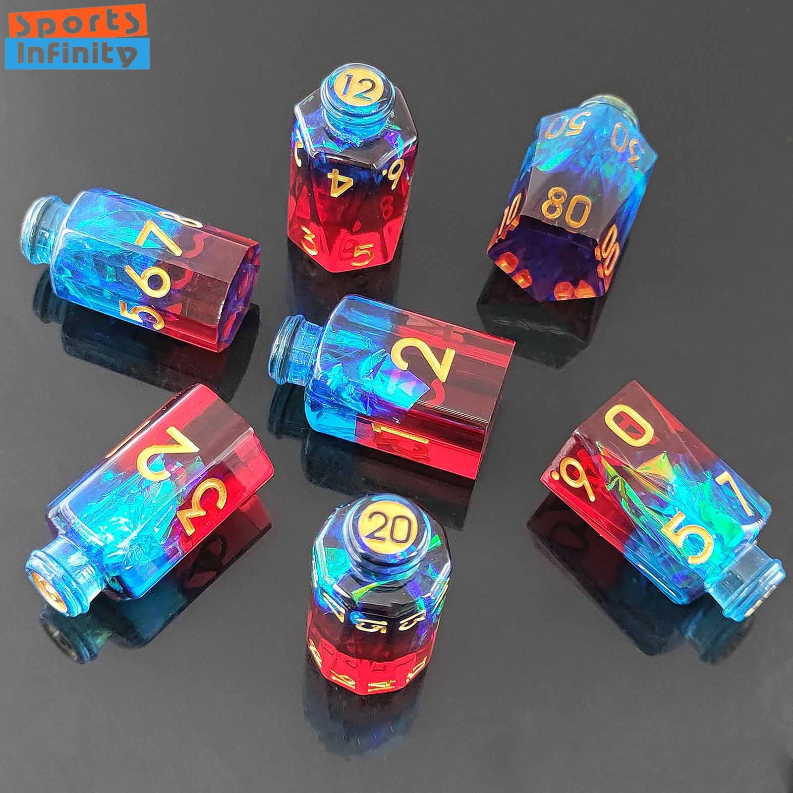 7pcs/set Resin Medicine Bottle - огляд і ціна Board Game Roleplay